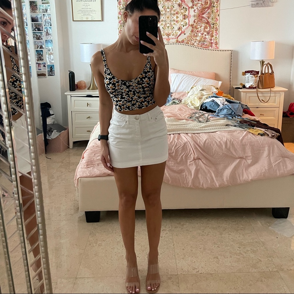 Floral crop top